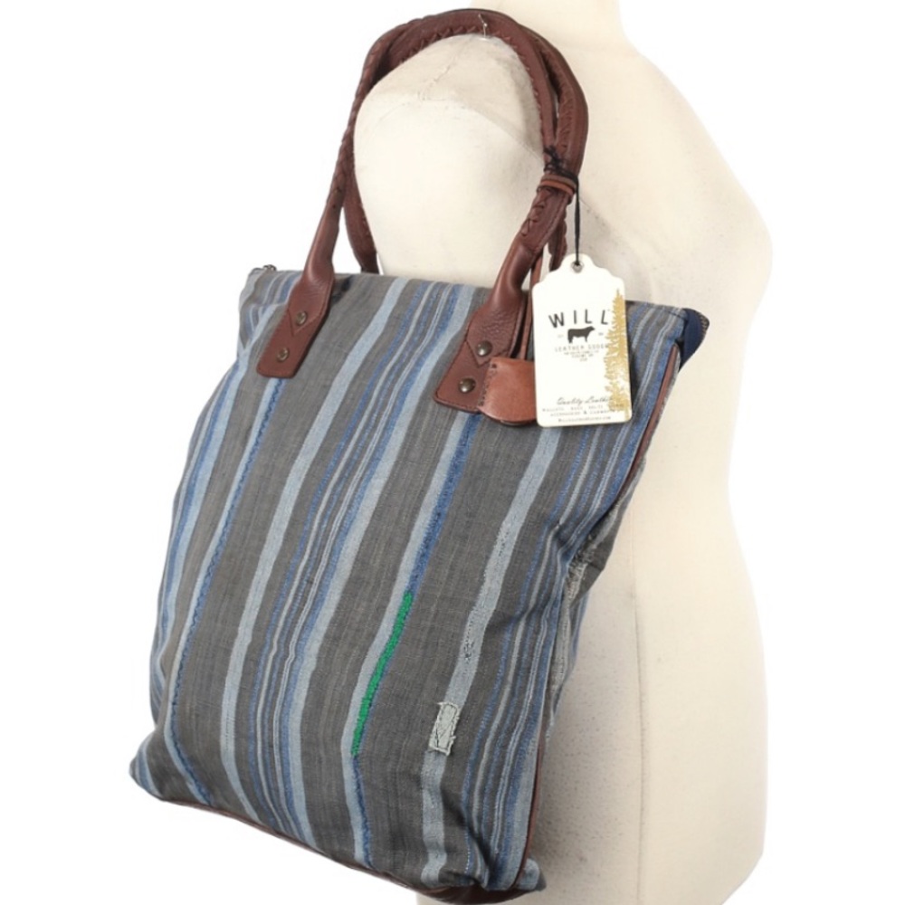 NWT Will leather goods canvas shoulder bag